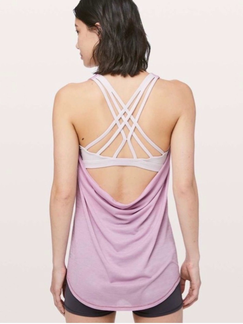 NWT Lululemon Slay The Studio 2-In-1
Tank in Heathered Antoinette Size 10